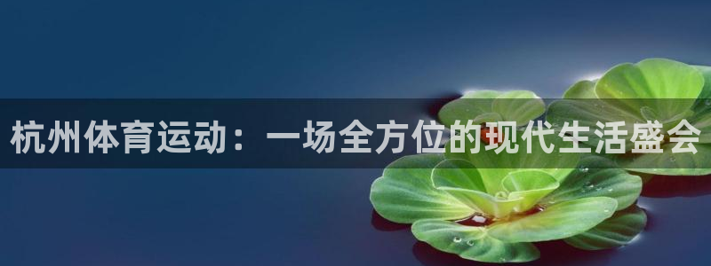 3377体育官方正版app娱乐网站:杭州体育运动:一场全方位